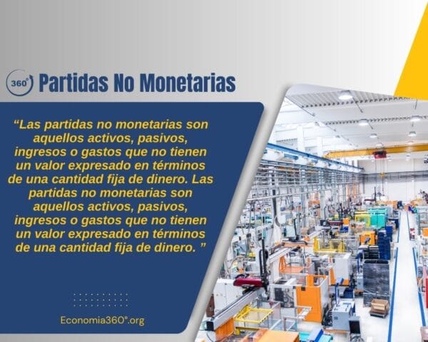 partidas no monetarias