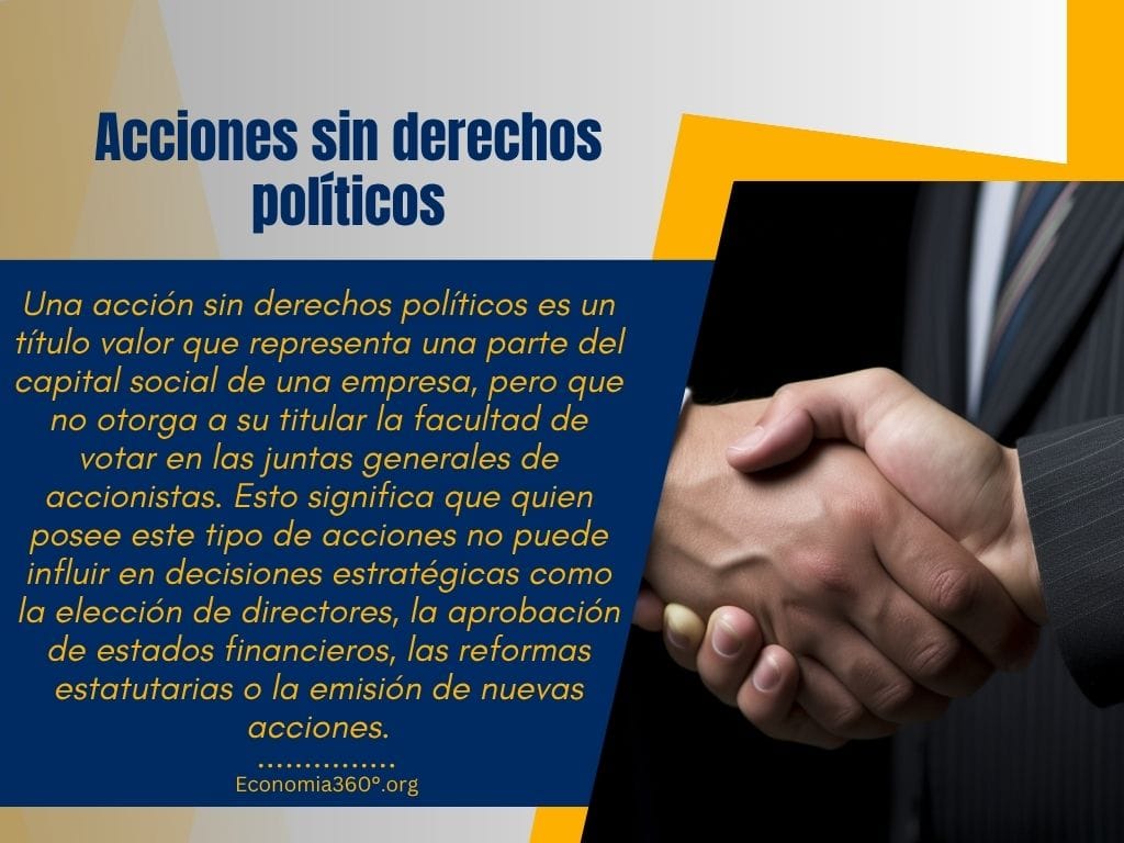 Acciones sin derechos políticos