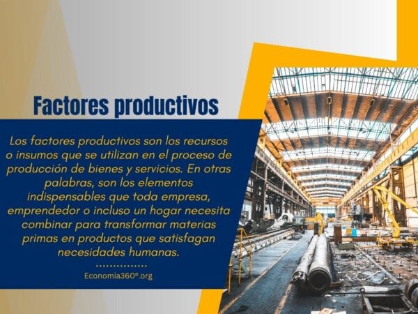 Los factores productivos son los recursos o insumos que se utilizan en el proceso de producción de bienes y servicios. En otras palabras, son los elementos indispensables que toda empresa, emprendedor o incluso un hogar necesita combinar para transformar materias primas en productos que satisfagan necesidades humanas.